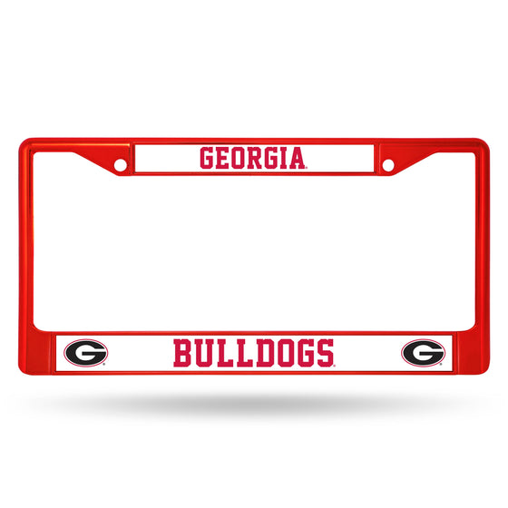 Georgia Red Colored Chrome Frame