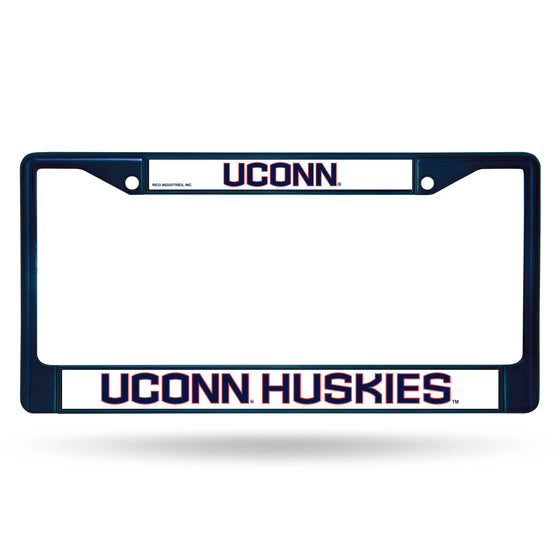 UCONN NAVY COLORED CHROME FRAME (Rico) - 757 Sports Collectibles