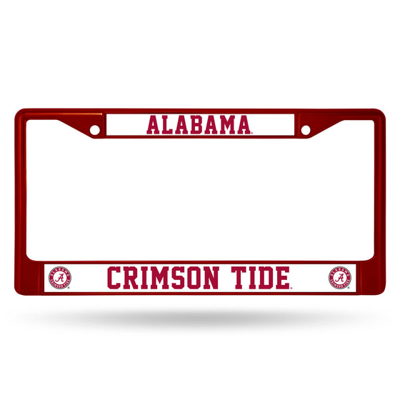 Alabama Maroon Colored Chrome Frame