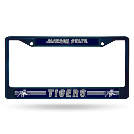 JACKSON STATE NAVY COLORED CHROME FRAME (Rico) - 757 Sports Collectibles