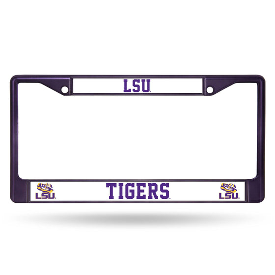 LSU PURPLE COLORED CHROME FRAME (Rico) - 757 Sports Collectibles