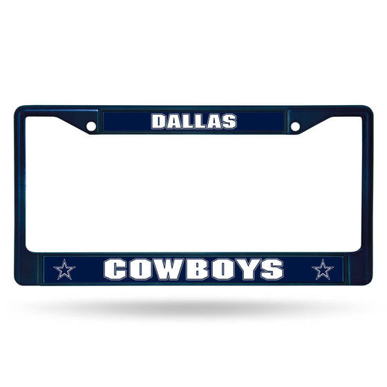 COWBOYS NAVY COLORED CHROME FRAME (Rico) - 757 Sports Collectibles