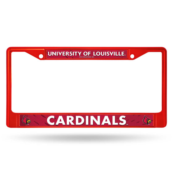 LOUISVILLE RED COLORED CHROME FRAME (Rico) - 757 Sports Collectibles