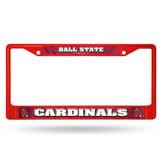 Ball State Red Colored Chrome Frame