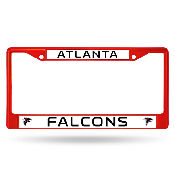 Atlanta FALCONS RED COLORED CHROME FRAME (Rico) - 757 Sports Collectibles