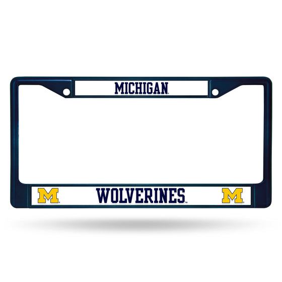 Michigan Navy Colored Chrome Frame