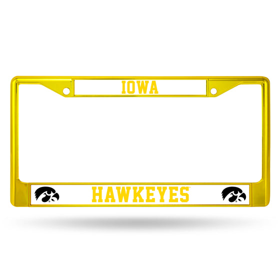 Iowa Yellow Colored Chrome Frame