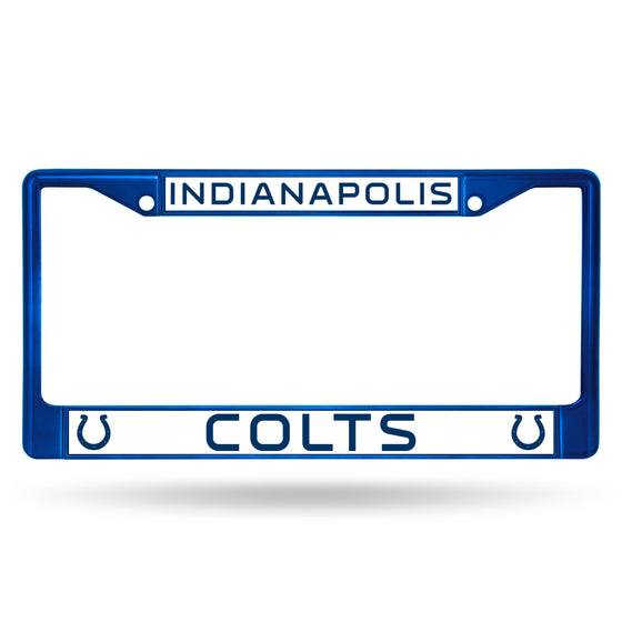 Colts Blue Colored Chrome Frame