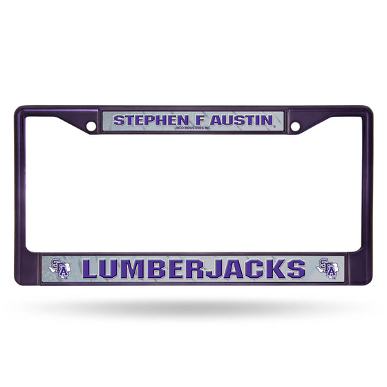 STEPHEN F. AUSTIN PURPLE COLORED CHROME FRAME (Rico) - 757 Sports Collectibles