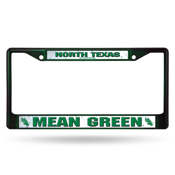 NORTH TEXAS GREEN COLORED CHROME FRAME (Rico) - 757 Sports Collectibles