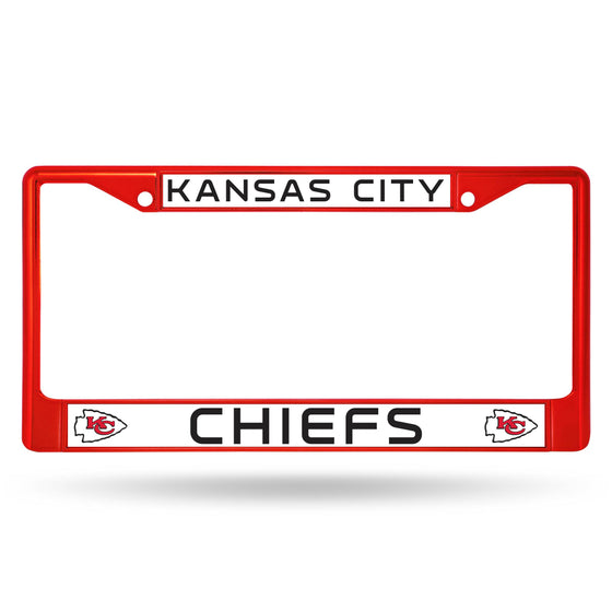 CHIEFS RED COLORED CHROME FRAME (Rico) - 757 Sports Collectibles