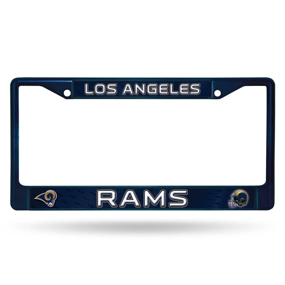 LOS ANGELES RAMS NAVY COLORED CHROME FRAME (Rico) - 757 Sports Collectibles