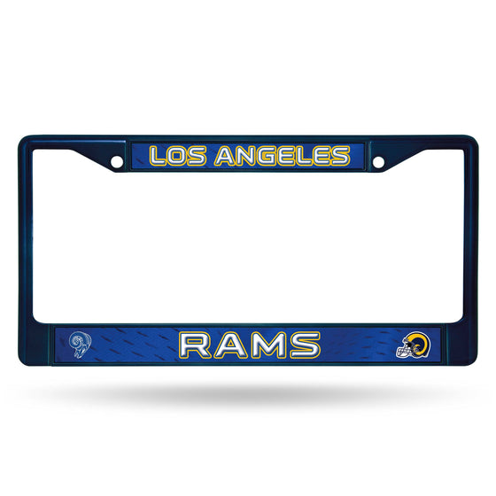 Los Angeles LA RAMS RETRO NAVY COLORED CHROME FRAME (Rico) - 757 Sports Collectibles