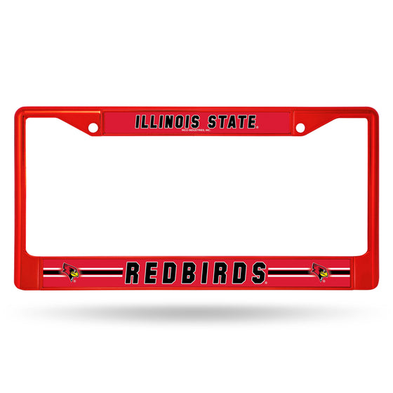 Illinois State Red Colored Chrome Frame