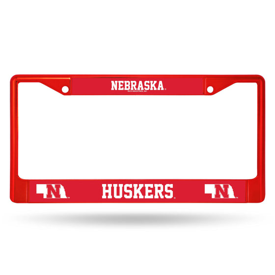 NEBRASKA RED COLORED CHROME FRAME (Rico) - 757 Sports Collectibles