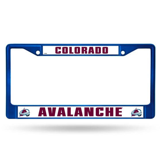 Avalanche Blue Colored Chrome Frame