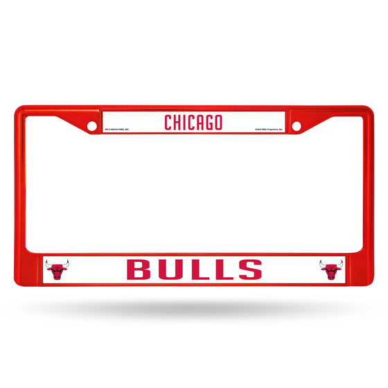 CHICAGO BULLS RED COLORED CHROME FRAME (Rico) - 757 Sports Collectibles