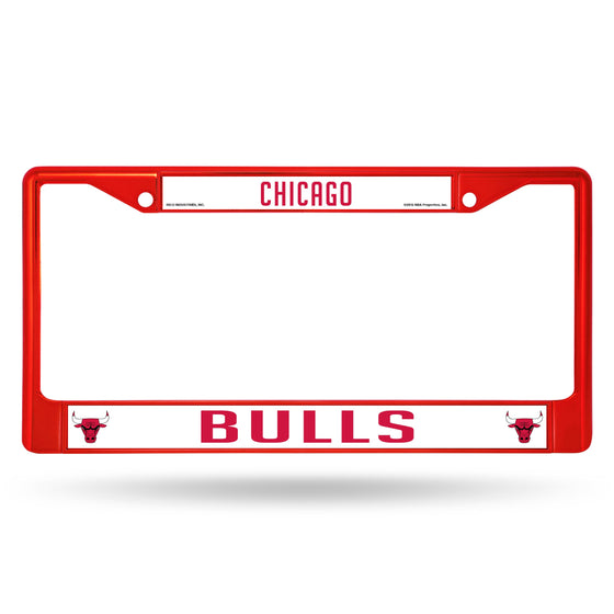 Bulls Red Colored Chrome Frame