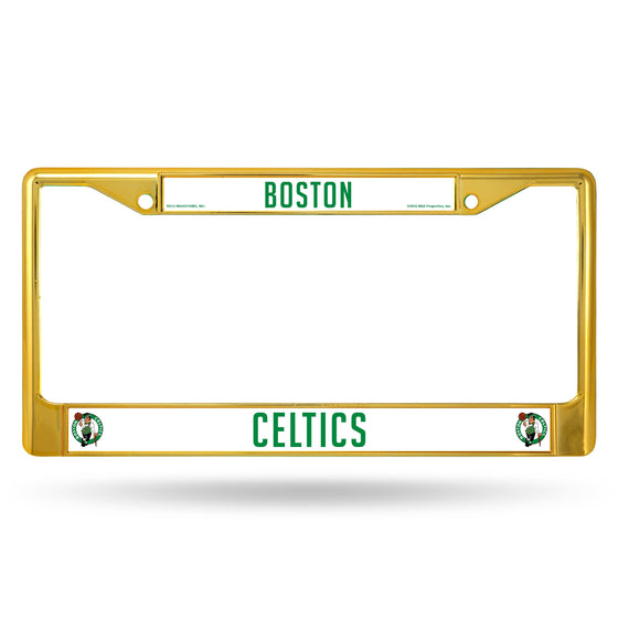 Celtics Colored Chrome Frame Secondary Gold