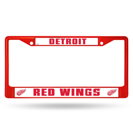 Detroit RED WINGS RED COLORED CHROME FRAME (Rico) - 757 Sports Collectibles