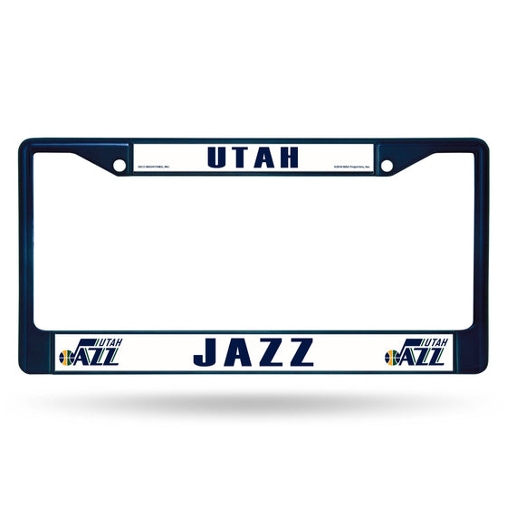 UTAH JAZZ NAVY COLORED CHROME FRAME (Rico) - 757 Sports Collectibles