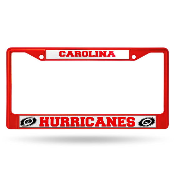 CAROLINA HURRICANES RED COLORED CHROME FRAME (Rico) - 757 Sports Collectibles