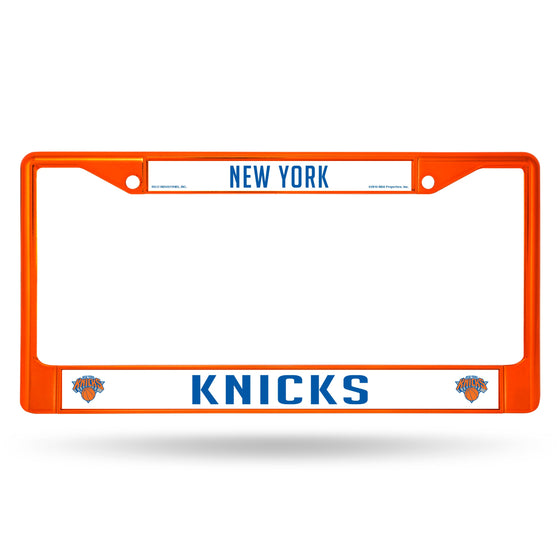 Knicks Orange Colored Chrome Frame