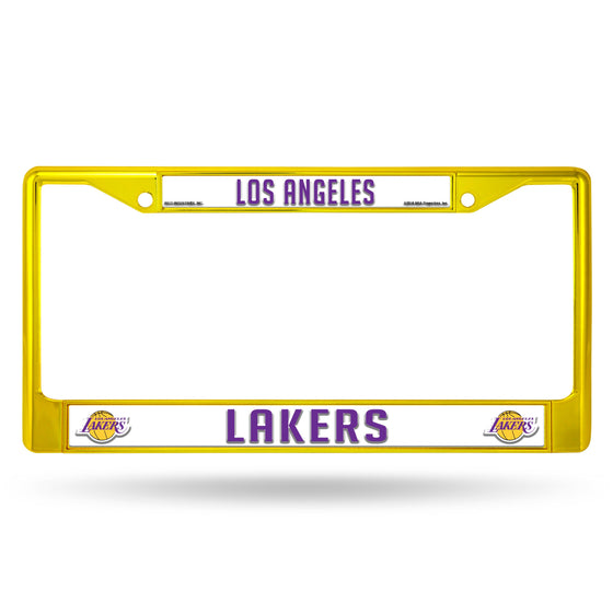 Lakers Colored Chrome Frame Secondary Yellow