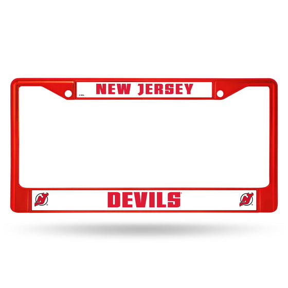 Devils Red Colored Chrome Frame