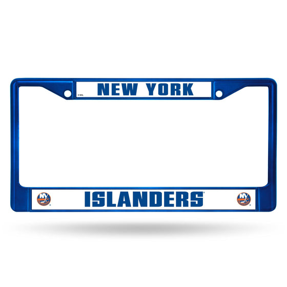 NEW YORK ISLANDERS BLUE COLORED CHROME FRAME (Rico) - 757 Sports Collectibles