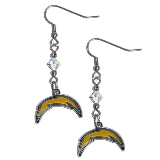 Los Angeles Chargers Crystal Dangle Earrings (SSKG) - 757 Sports Collectibles