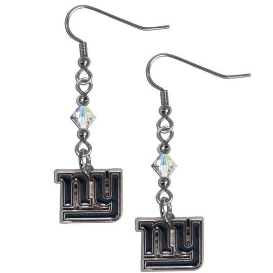 New York Giants Crystal Dangle Earrings (SSKG) - 757 Sports Collectibles