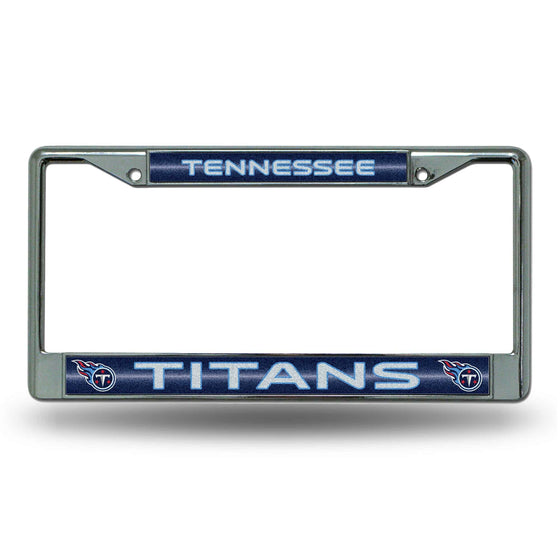 TENNESSEE TITANS BLING CHROME FRAME (Rico) - 757 Sports Collectibles