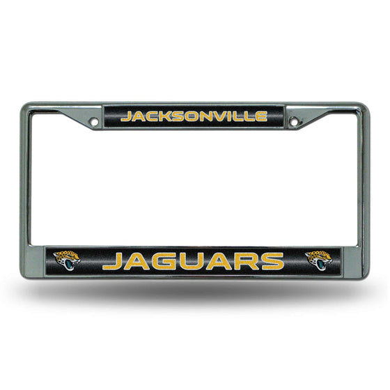 Jacksonville JAGUARS BLING CHROME FRAME (Rico) - 757 Sports Collectibles