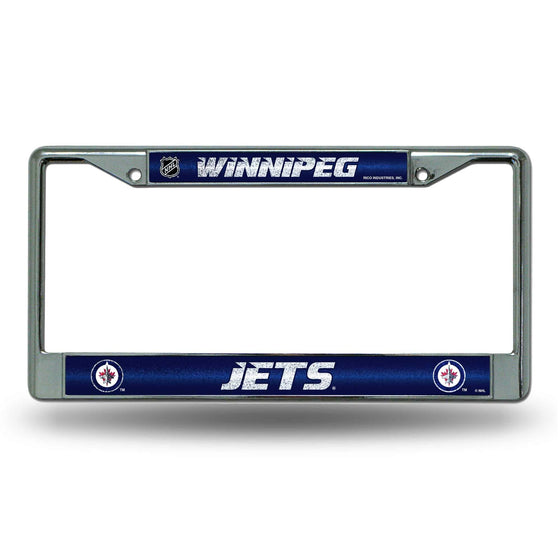 WINNIPEG JETS - WINIPEG BLING CHROME FRAME (Rico) - 757 Sports Collectibles