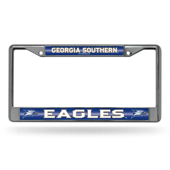 GEORGIA SOUTHERN BLING CHROME FRAME (Rico) - 757 Sports Collectibles