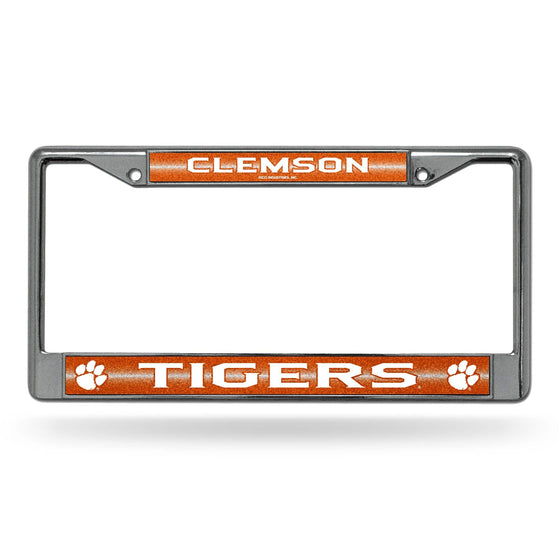 CLEMSON Tigers BLING CHROME FRAME (Rico) - 757 Sports Collectibles