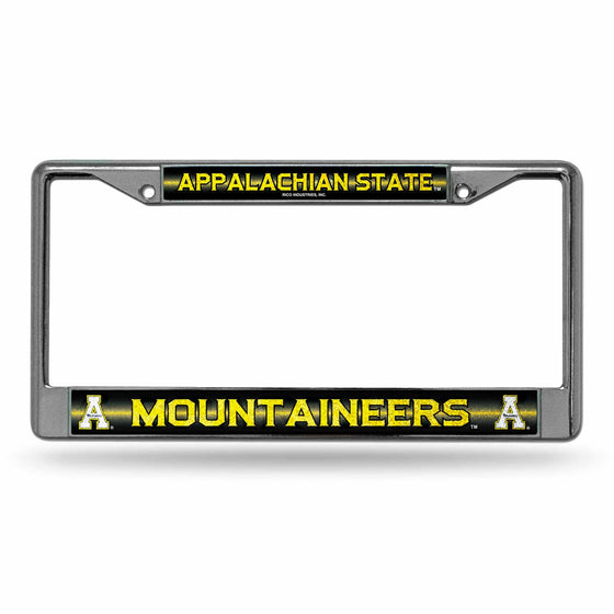 APPALACHIAN STATE Mountaineers BLING CHROME FRAME (Rico) - 757 Sports Collectibles