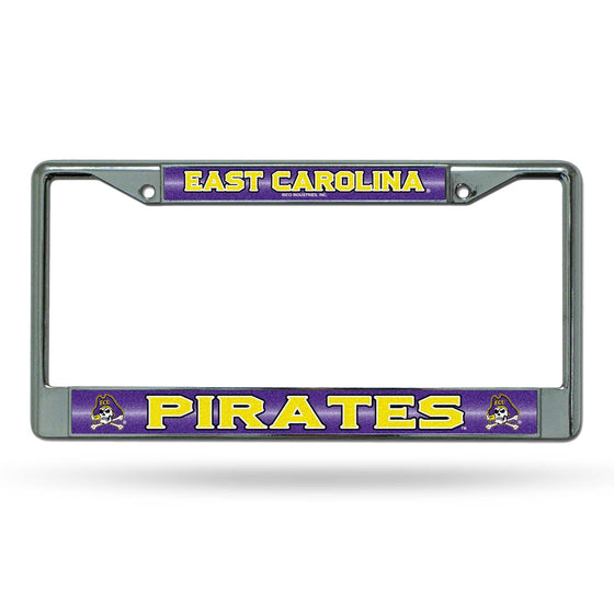 EAST CAROLINA PIRATES BLING CHROME FRAME (Rico) - 757 Sports Collectibles