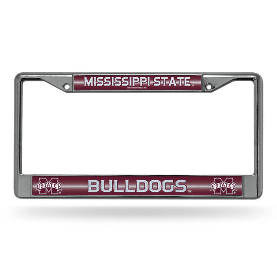 MISSISSIPPI STATE BLING CHROME FRAME (Rico) - 757 Sports Collectibles