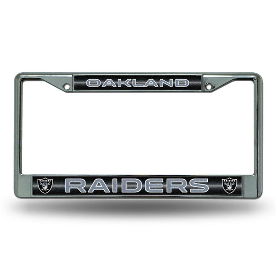 Oakland RAIDERS BLING CHROME FRAME (Rico) - 757 Sports Collectibles