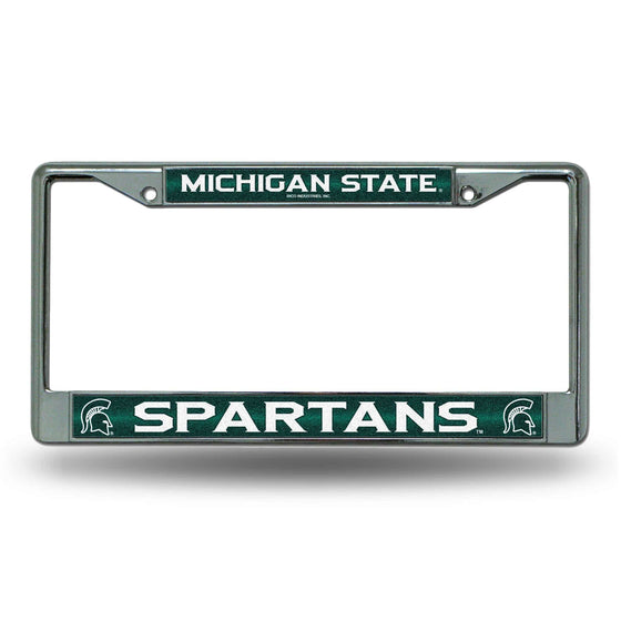 MICHIGAN STATE BLING CHROME FRAME (Rico) - 757 Sports Collectibles