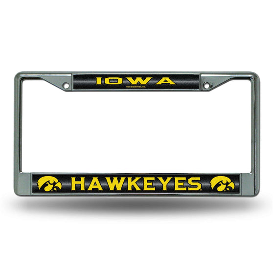 IOWA Hawkeyes BLING CHROME FRAME (Rico) - 757 Sports Collectibles