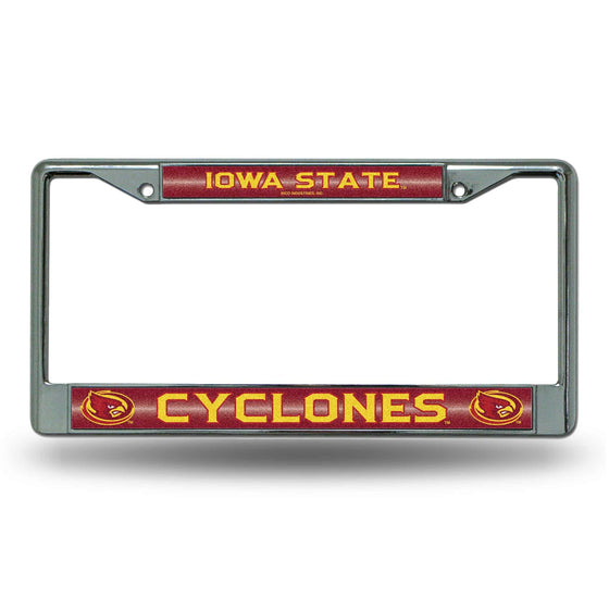 IOWA STATE ISU Cyclones BLING CHROME FRAME (Rico) - 757 Sports Collectibles