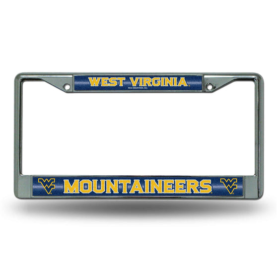 WEST VIRGINIA BLING CHROME FRAME (Rico) - 757 Sports Collectibles