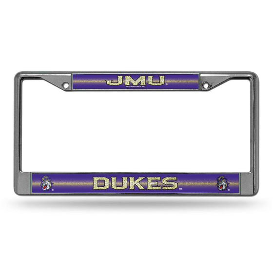 JAMES MADISON JMU Dukes BLING CHROME FRAME (Rico) - 757 Sports Collectibles