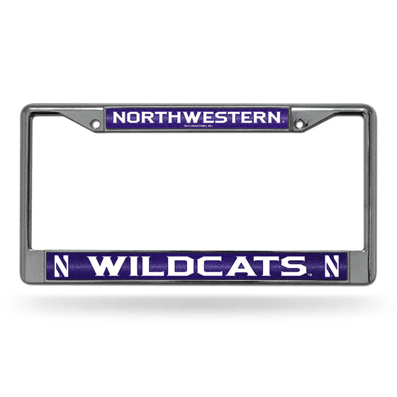 NORTHWESTERN BLING CHROME FRAME (Rico) - 757 Sports Collectibles