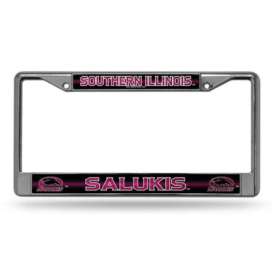 SOUTHERN ILLINOIS BLING CHROME FRAME (Rico) - 757 Sports Collectibles