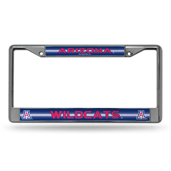 ARIZONA Wildcats BLING CHROME FRAME (Rico) - 757 Sports Collectibles