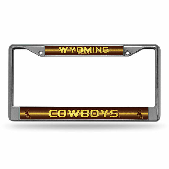 WYOMING BLING CHROME FRAME (Rico) - 757 Sports Collectibles